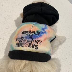 Target Brand Pet Hoodie PRIDE Speak Up Your Story Matters Small
